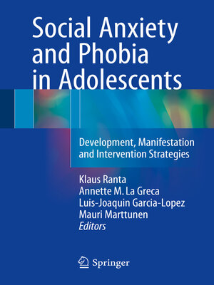 cover image of Social Anxiety and Phobia in Adolescents